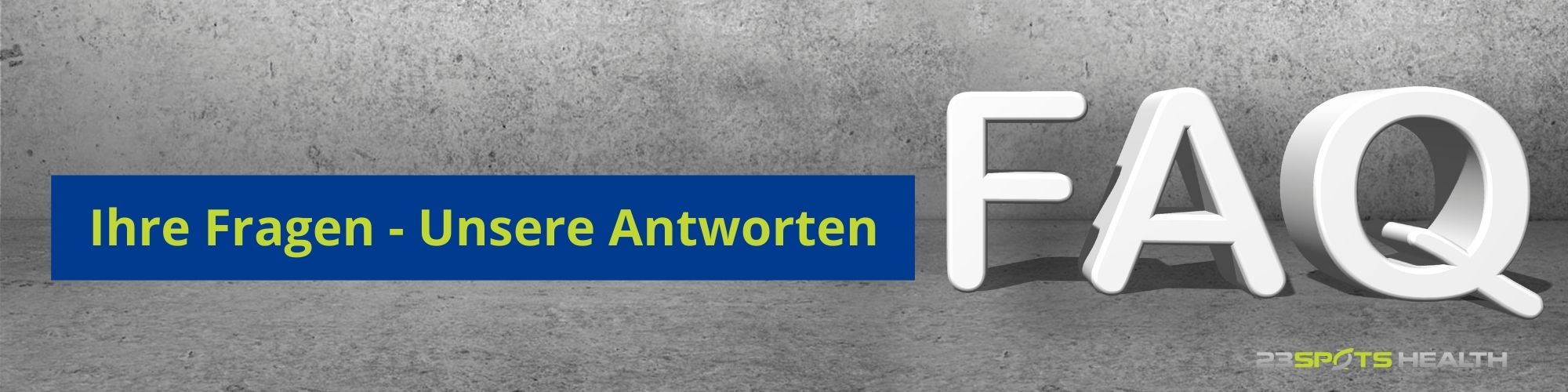 FAQ 23SpotsHealth FAQ 23SpotsHealth